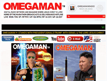 Tablet Screenshot of omegamanradio.com